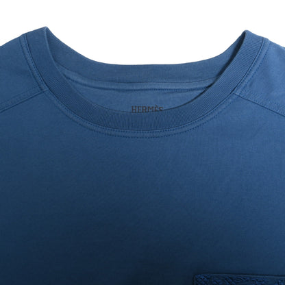 T-shirt, embroidery, cotton, navy, 38