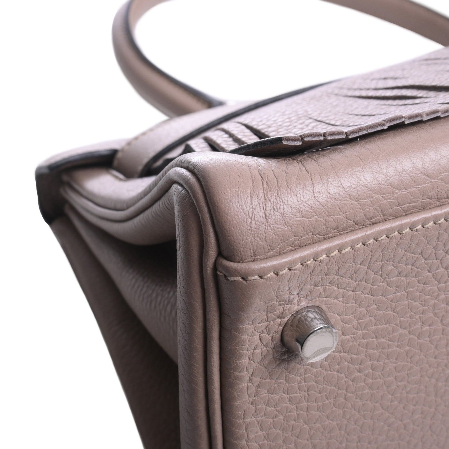 Shoulder Kelly Fringe Torillon Clemence Trutier Grey SS □M engraved