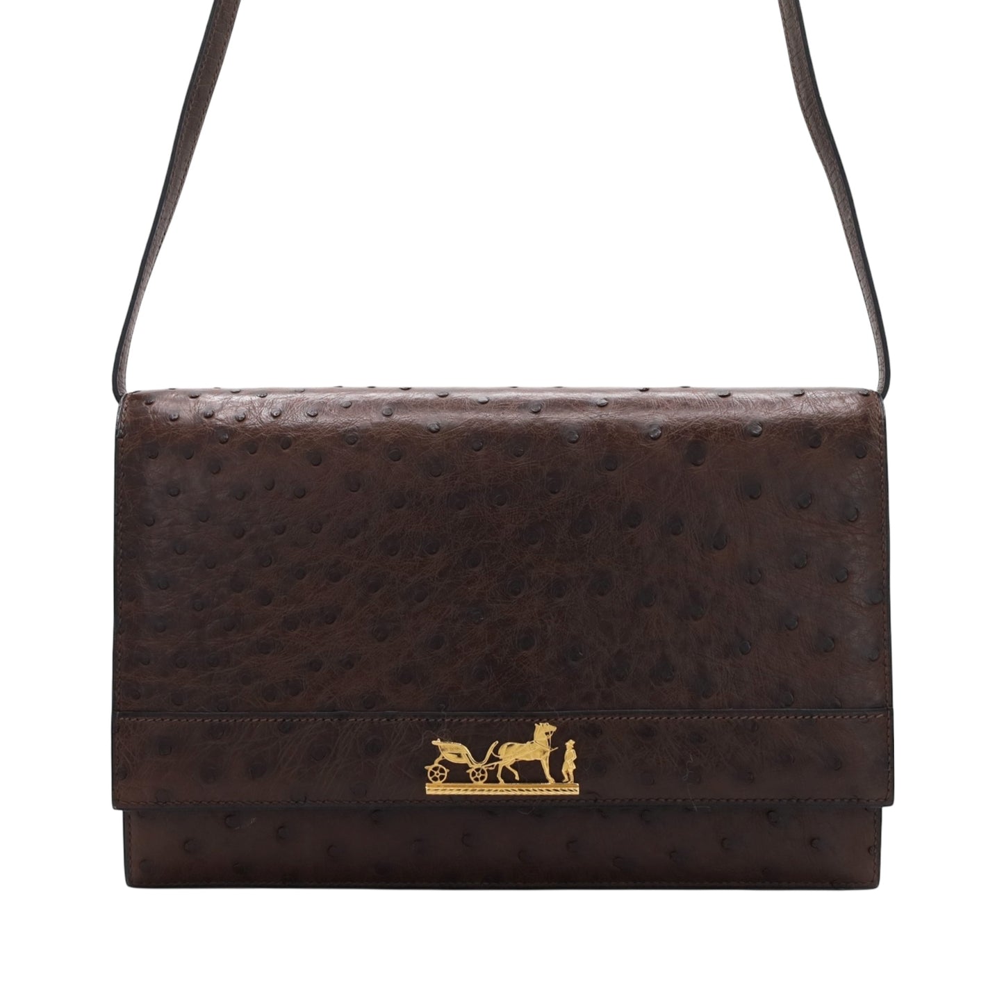 Eugenie Ostrich Brown GP