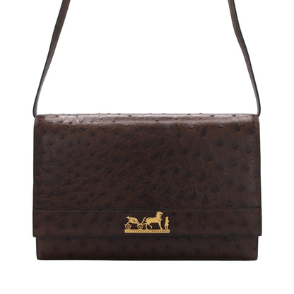 Eugenie Ostrich Brown GP