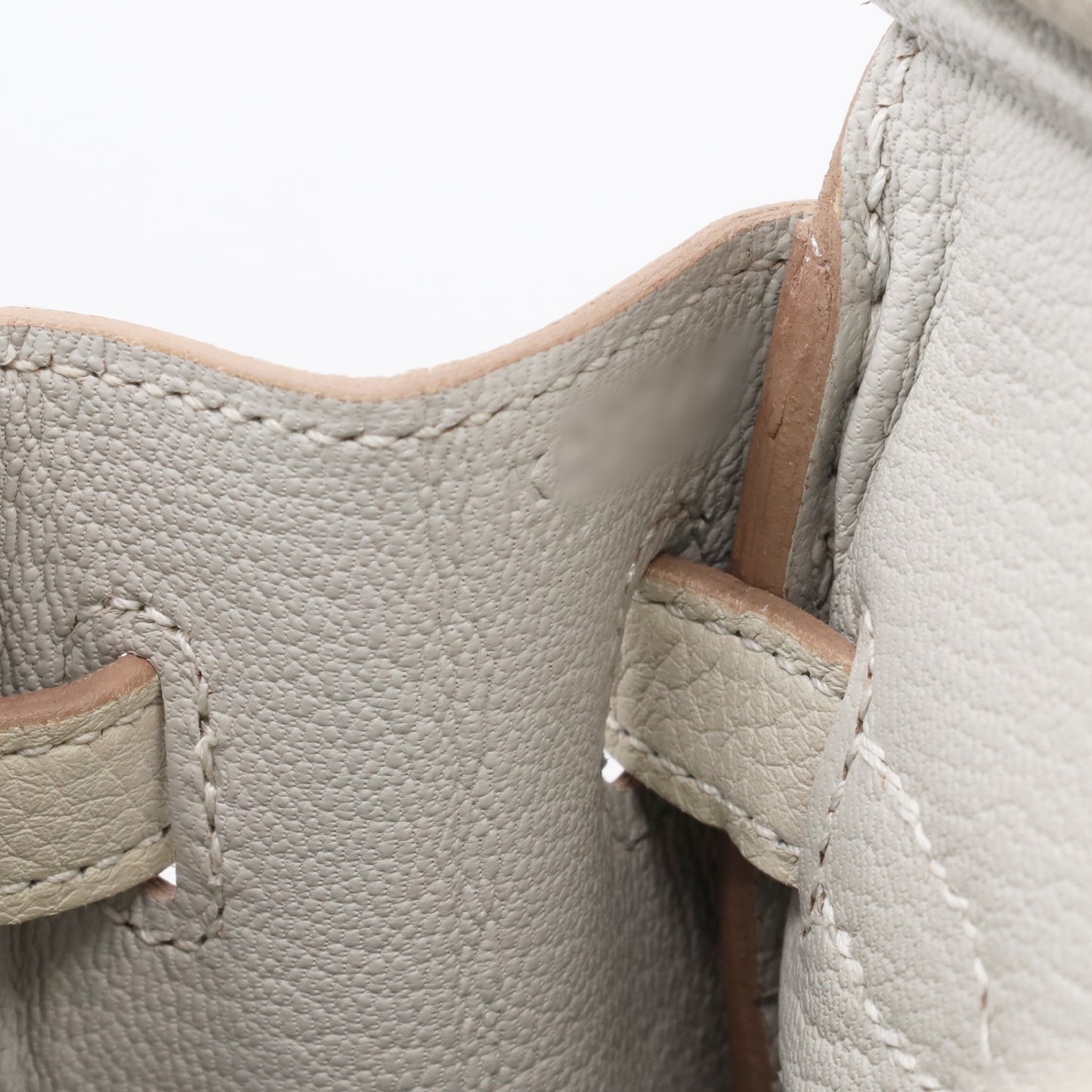 バーキン25　トゴ　パールグレー　GP　K刻印