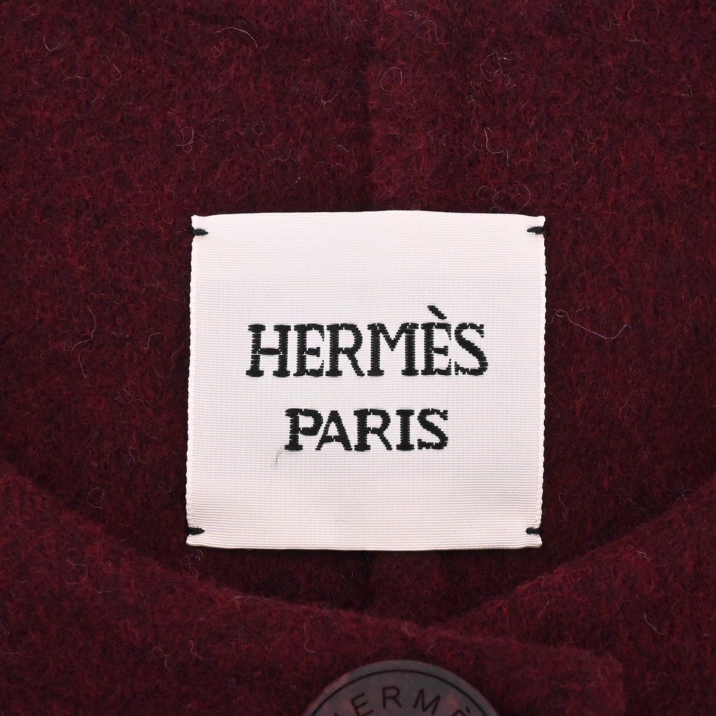 ロングジレ　カシミヤ　ボルドー　34