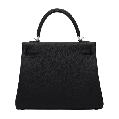Kelly 25 Togo Black SS K stamp