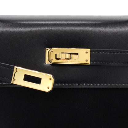 ケリー25　ボックスカーフ　ブラック　GP　W刻印