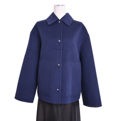 ブルゾン　メドール　カシミヤ　ネイビー　38