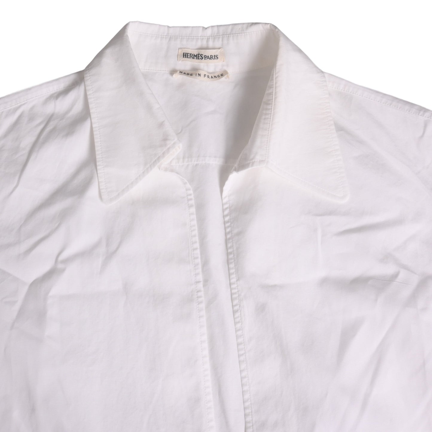 ヴァルーズシャツ　コットン　ホワイト　38