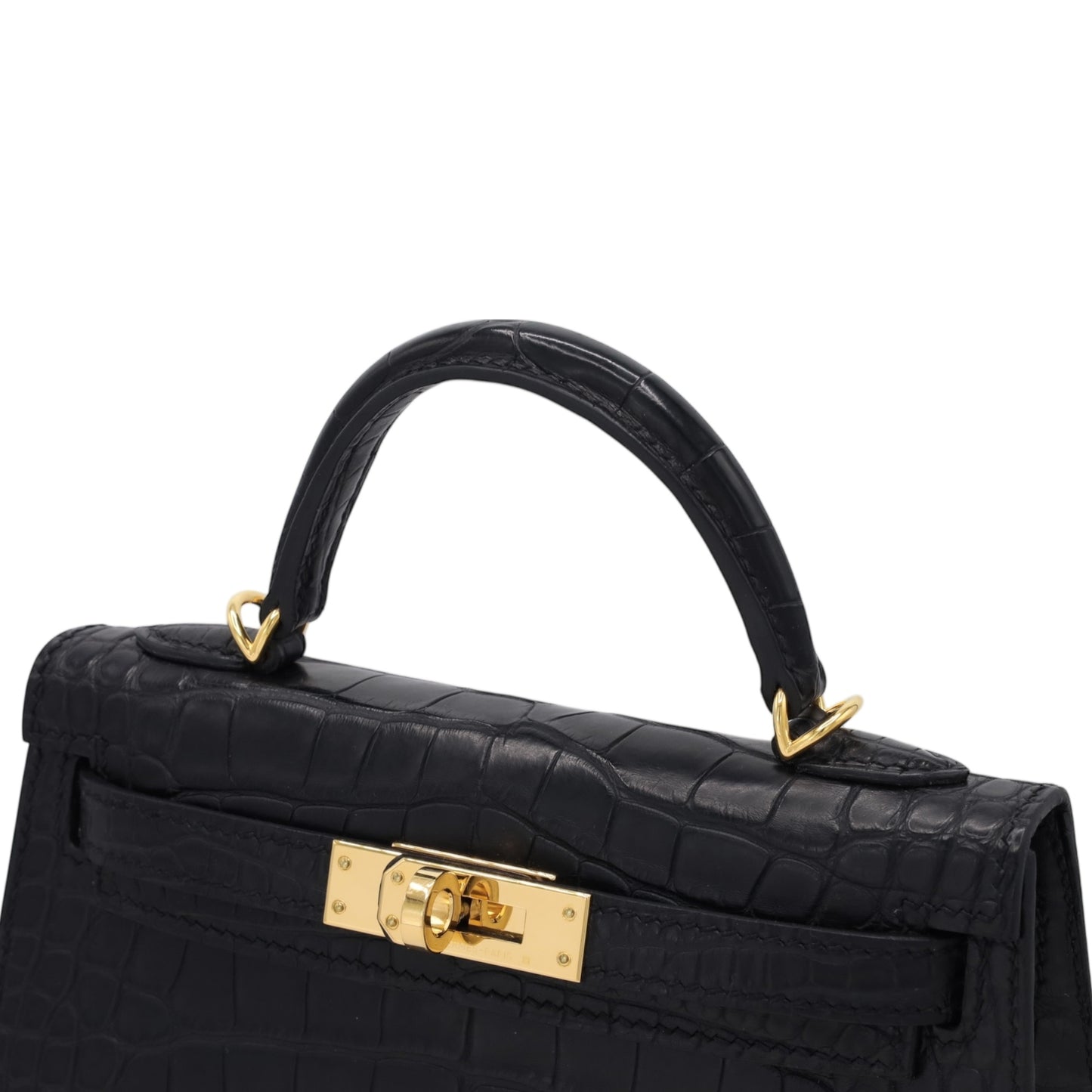 ミニケリー2　アリゲーターマット　ブラック　GP　W刻印