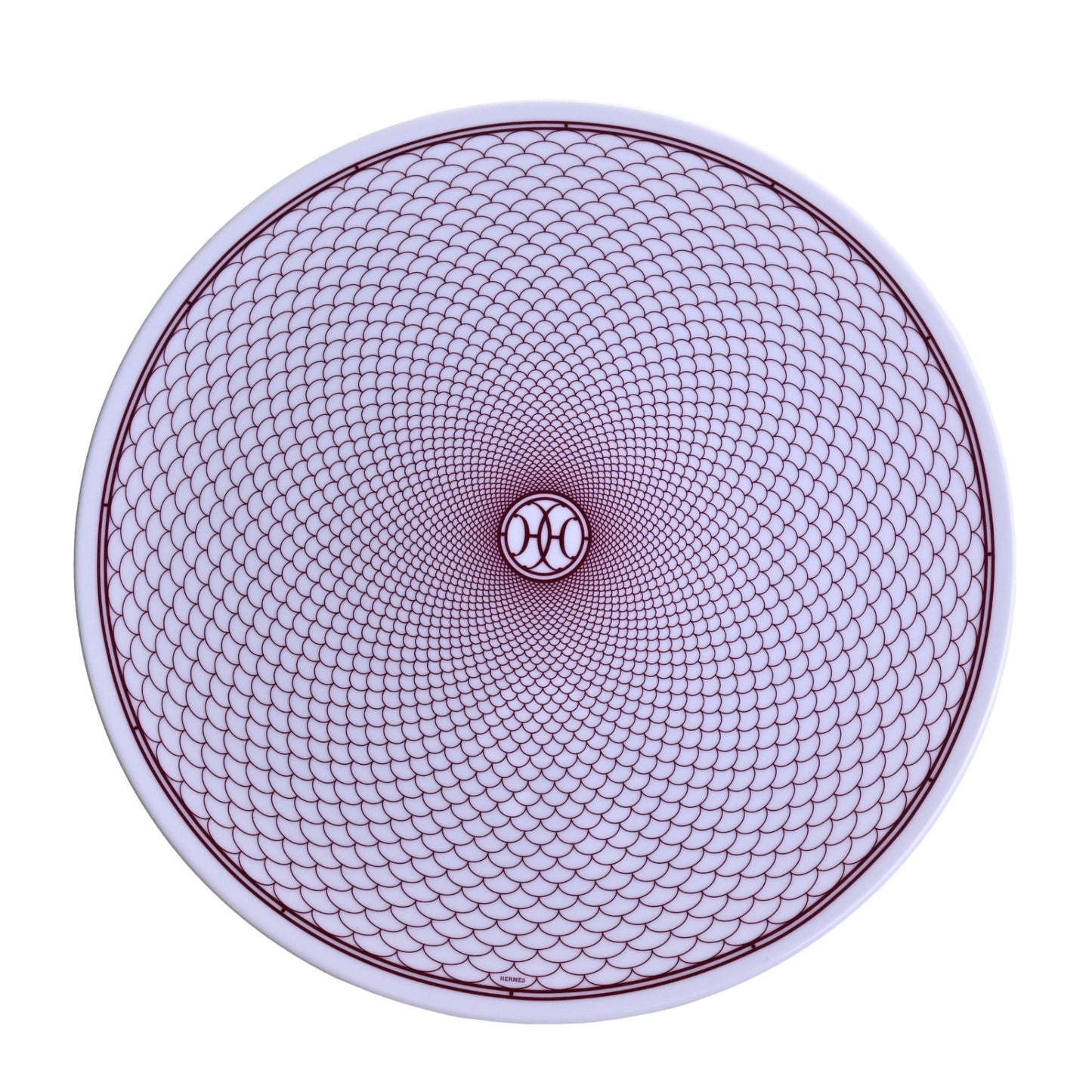 アッシュデコ　ディナープレート　ペア　ルージュ　ブラック