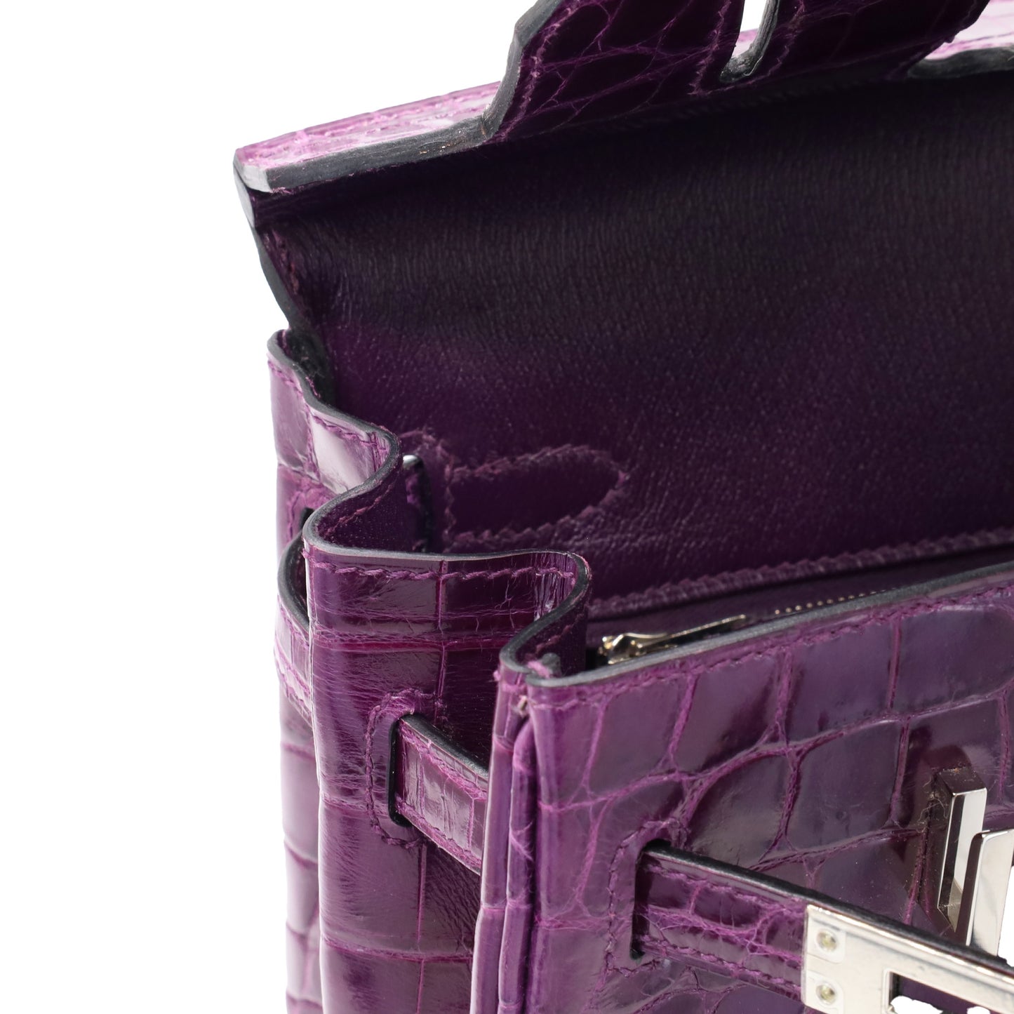 Birkin 25 尼罗紫水晶 SS XStamp