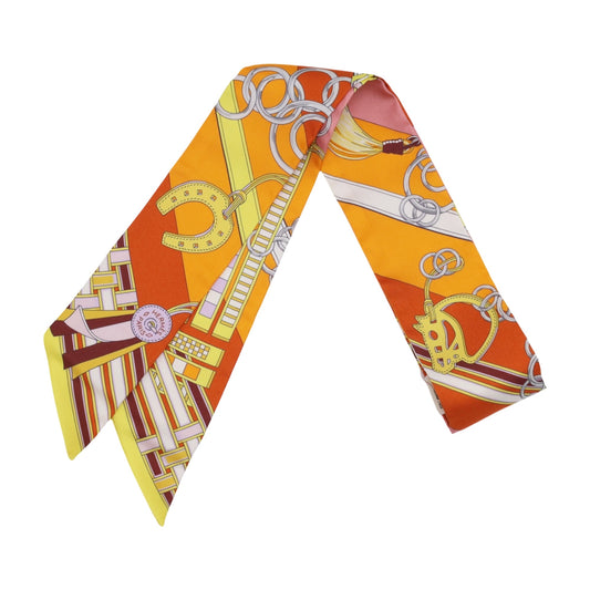 ツイリー　馬鞍トチャーム　シルク　オレンジ