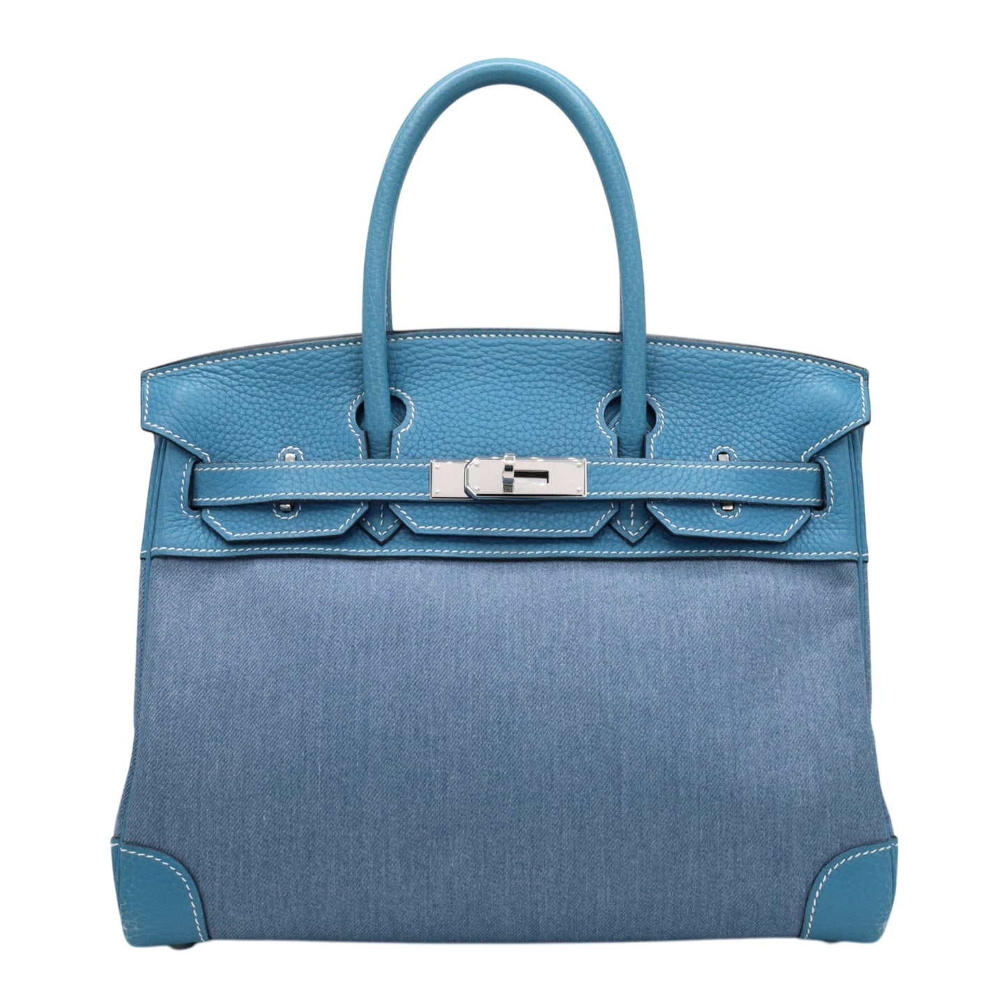 バーキン30　トワルジーン　トゴ　ブルージーン　SS　□J刻印