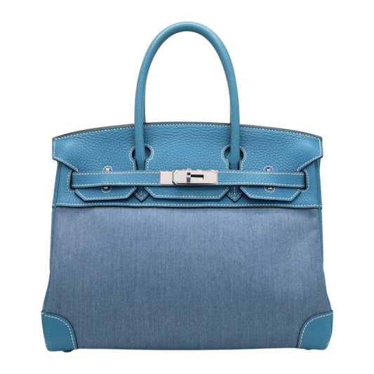 バーキン30　トワルジーン　トゴ　ブルージーン　SS　□J刻印