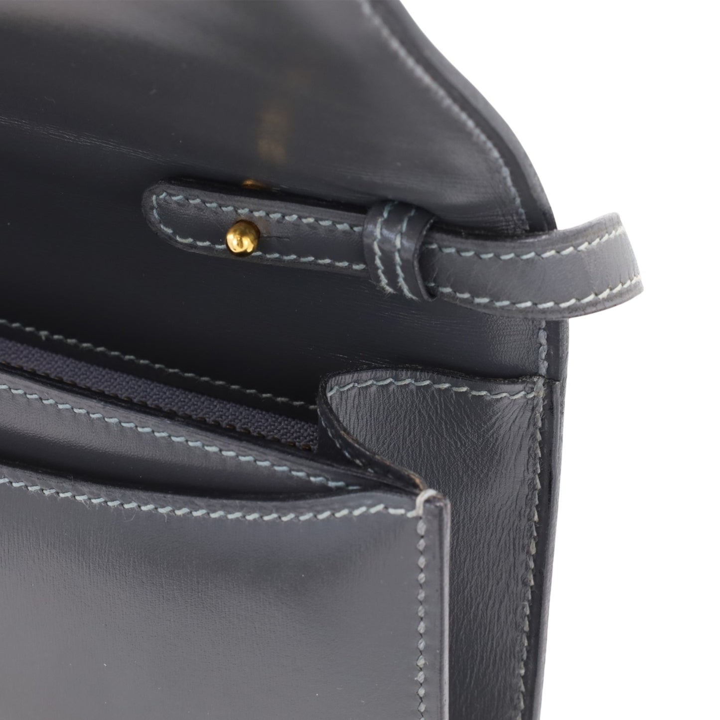 タッセル　ボックスカーフ　グレー　GP　〇O刻印