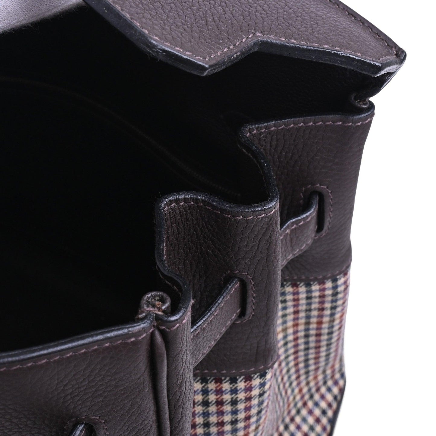 バーキン35　レナージュ　カロ　トリヨンクレマンス　エベンヌ　SS　□K刻印