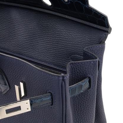 バーキン25　タッチ　トゴ　ニロティカス　ブルーニュイ　SS　Y刻印