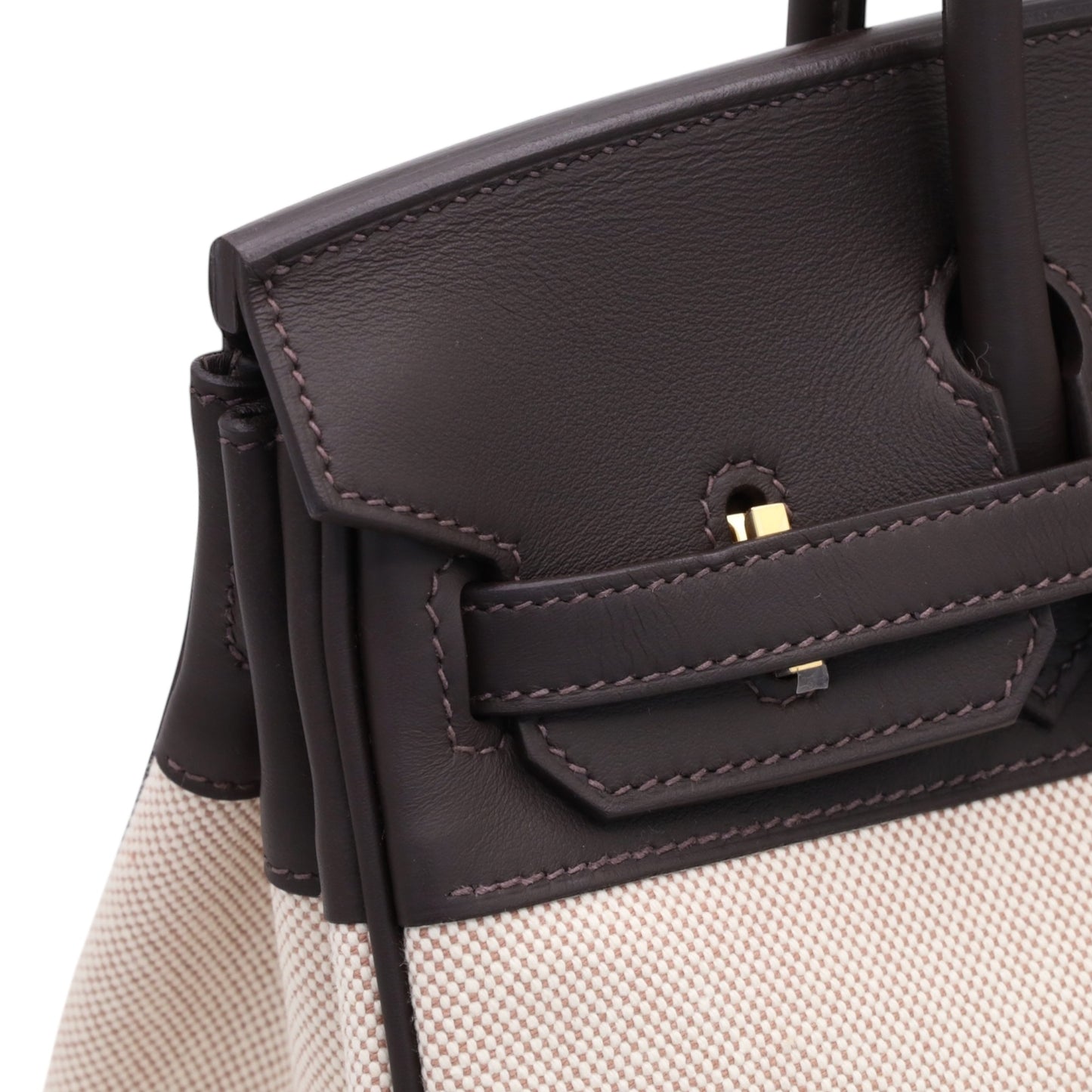 バーキン25　ヴォースイフト　トワルアッシュ　バイブルン　エクリュ　GP　K刻印