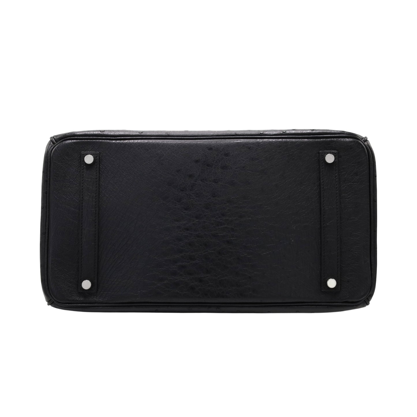 Birkin 35 Ostrich Black SS □JStamp