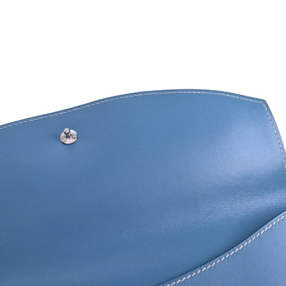 ポシェットリオ　ボックスカーフ　ブルージーン　SS　□B刻印