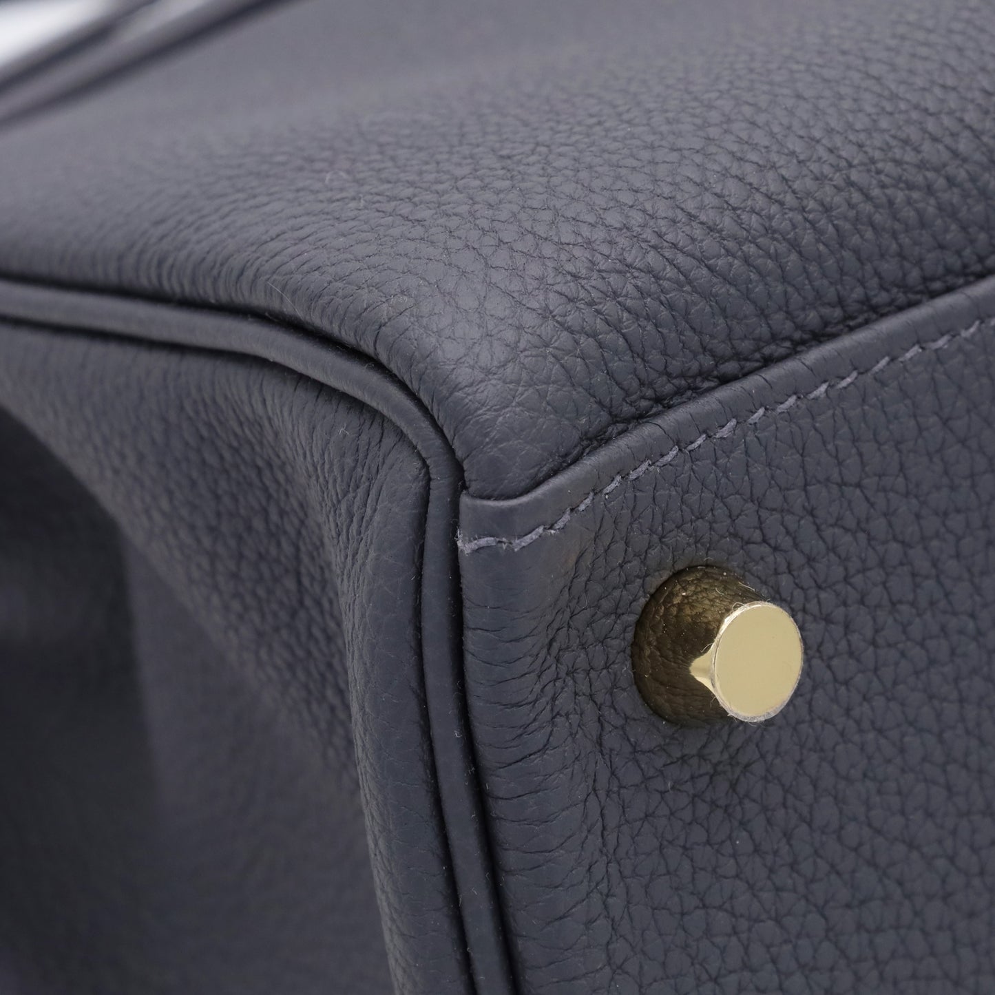 Kelly 25 Togo Ardoise Champagne Gold W engraved