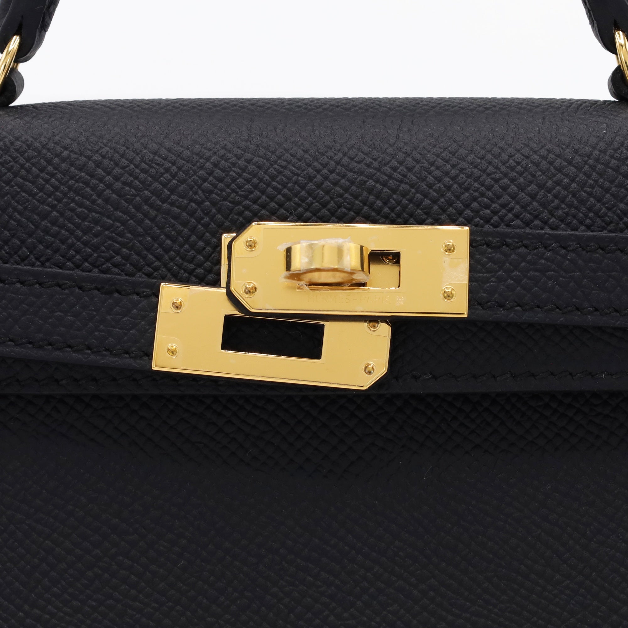 HERMES ミニケリー2 ヴォーエプソン ブラック GP G刻印 – LALÙE