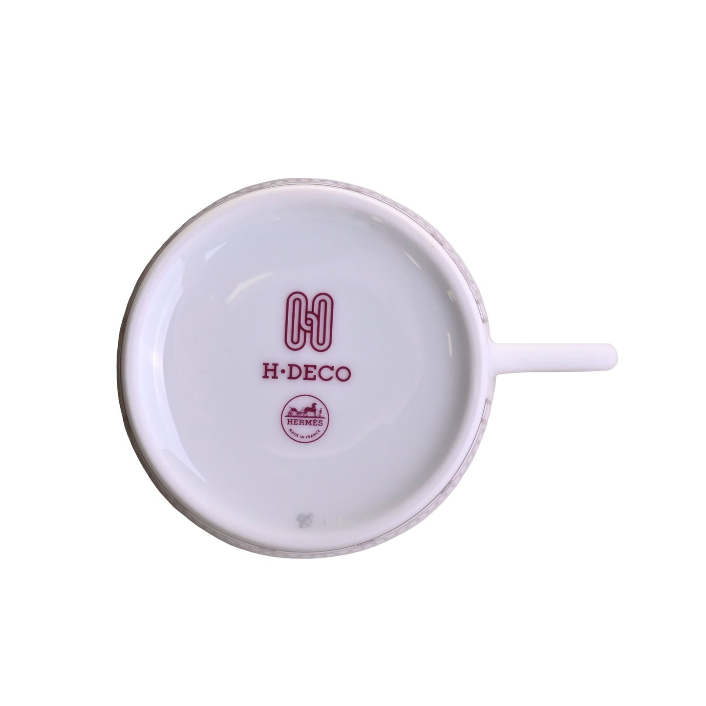 アッシュデコ　ティーカップ＆ソーサ―　ペア　ルージュ