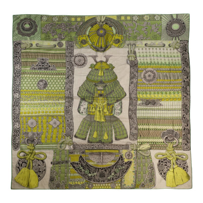 カレジェアン　侍の鎧兜　カシミヤ　グリーン