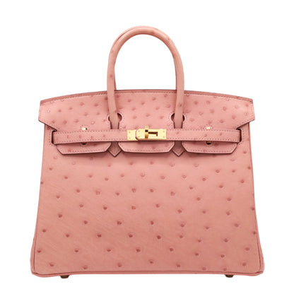 バーキン25　オーストリッチ　テリキュート　GP　B刻印