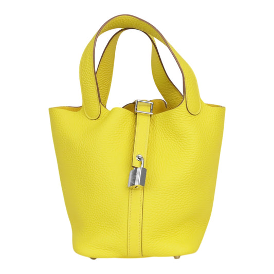 Picotin Lock PM Torillon Clemence Lime Field SS W刻了
