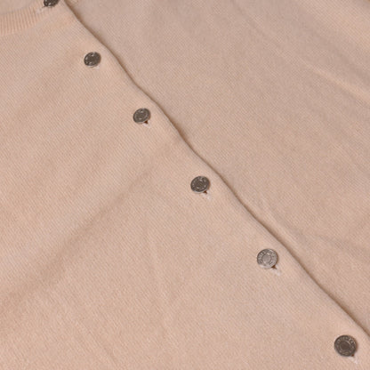 アンサンブル　カシミヤ　ホワイト　L