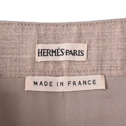 裙子羊毛米色38