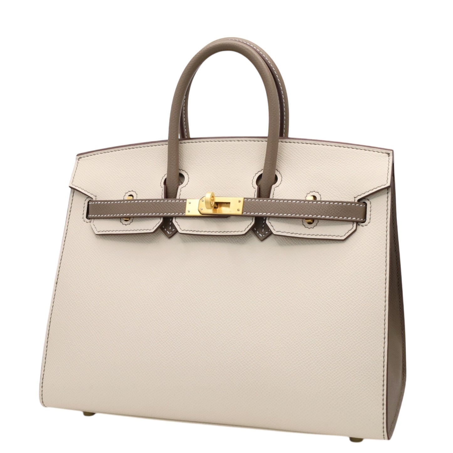 バーキン25　パーソナルオーダー　セリエ　ヴォーエプソン　クレ　エトゥープ　マットGP　Z刻印