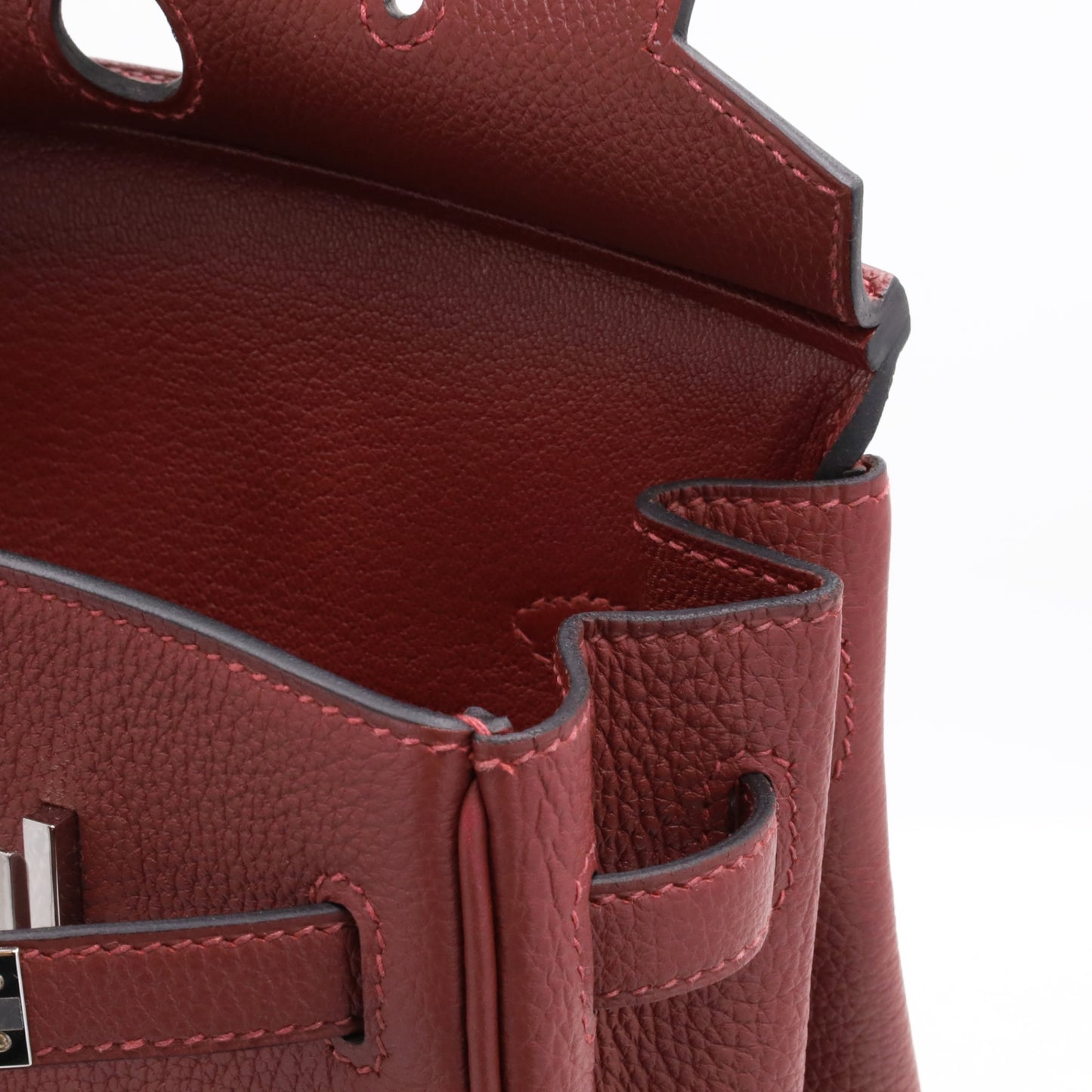 Birkin 25 多哥红灰 SS GStamp