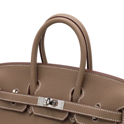 バーキン25　トゴ　エトゥープ　SS　Ｗ刻印