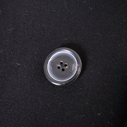 Pコート　ウール　レザー　ブラック　50