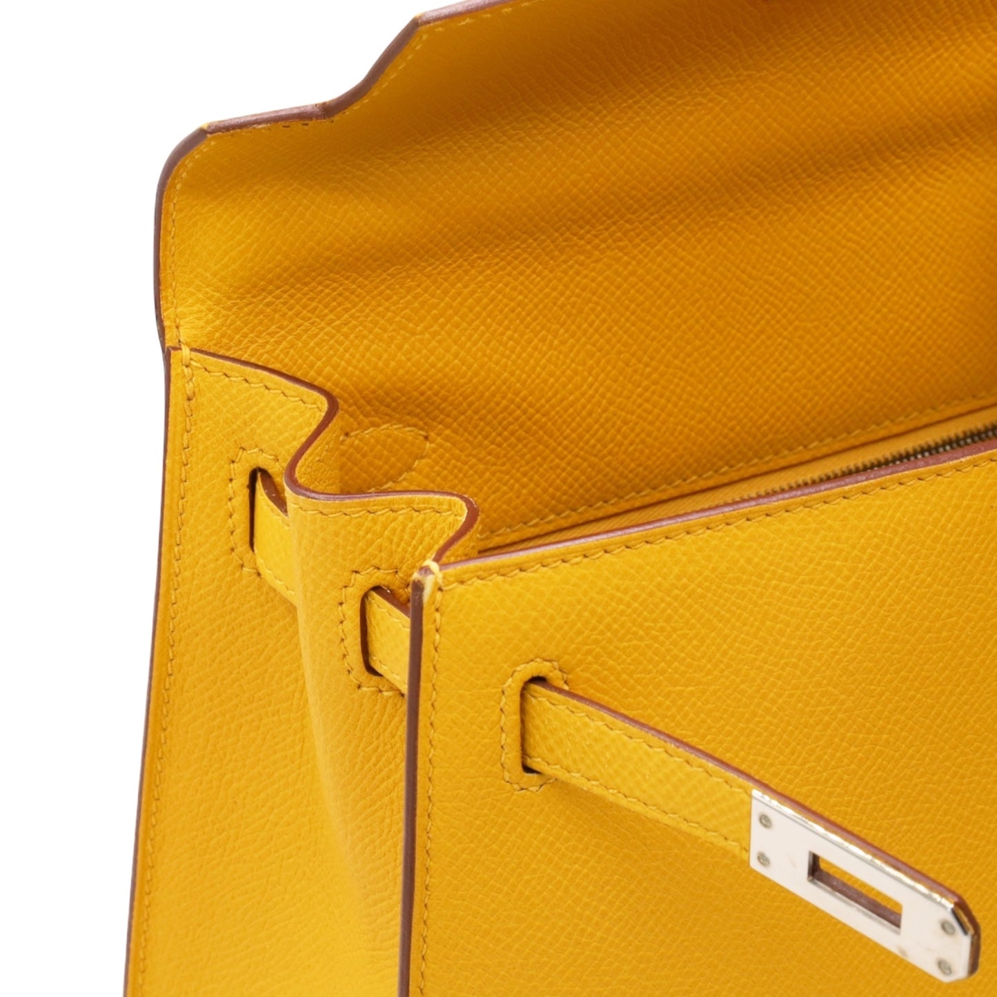 Kelly 25 Vaux Epson Jaune Ambre SS C刻印