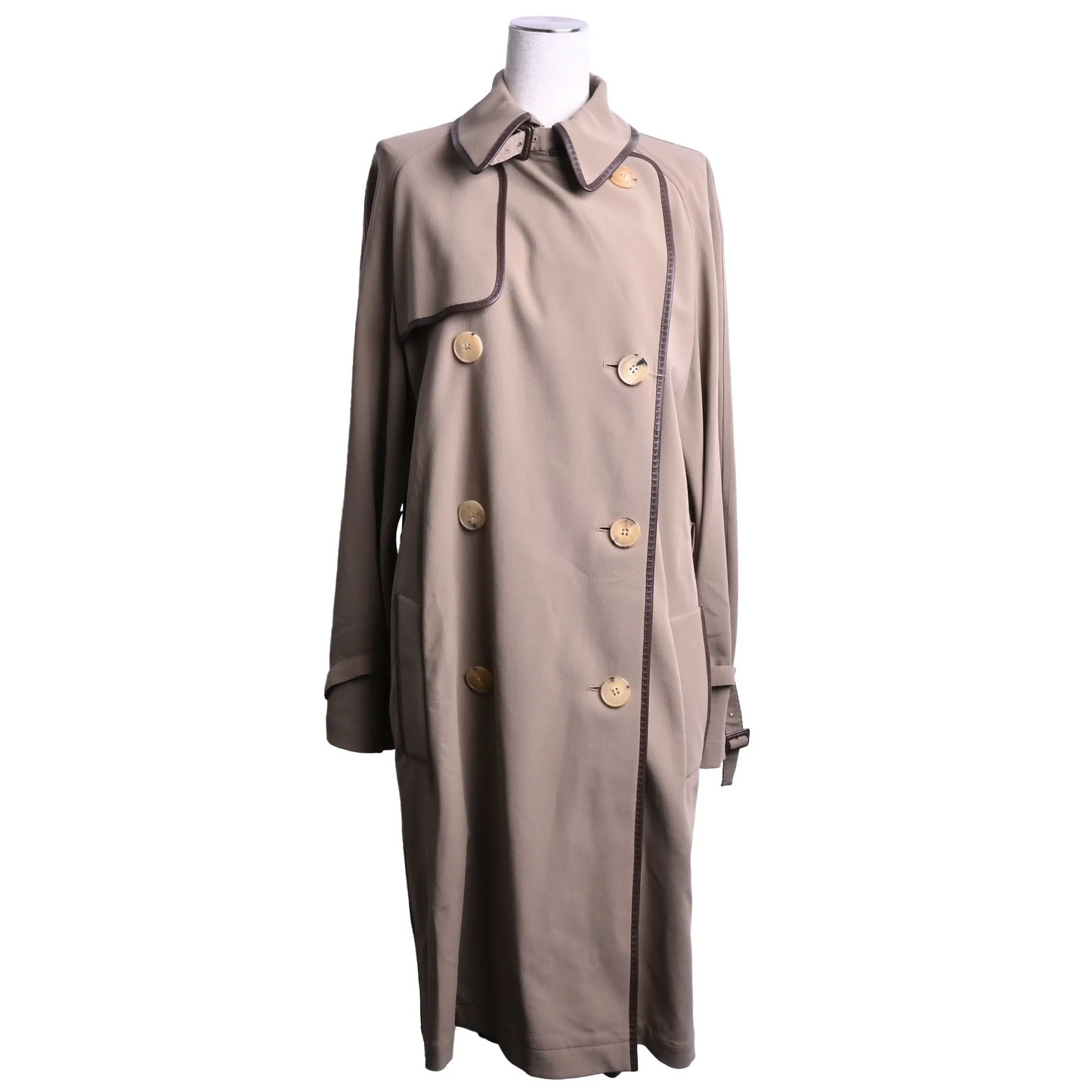 Trench coat, wool blend, beige 42