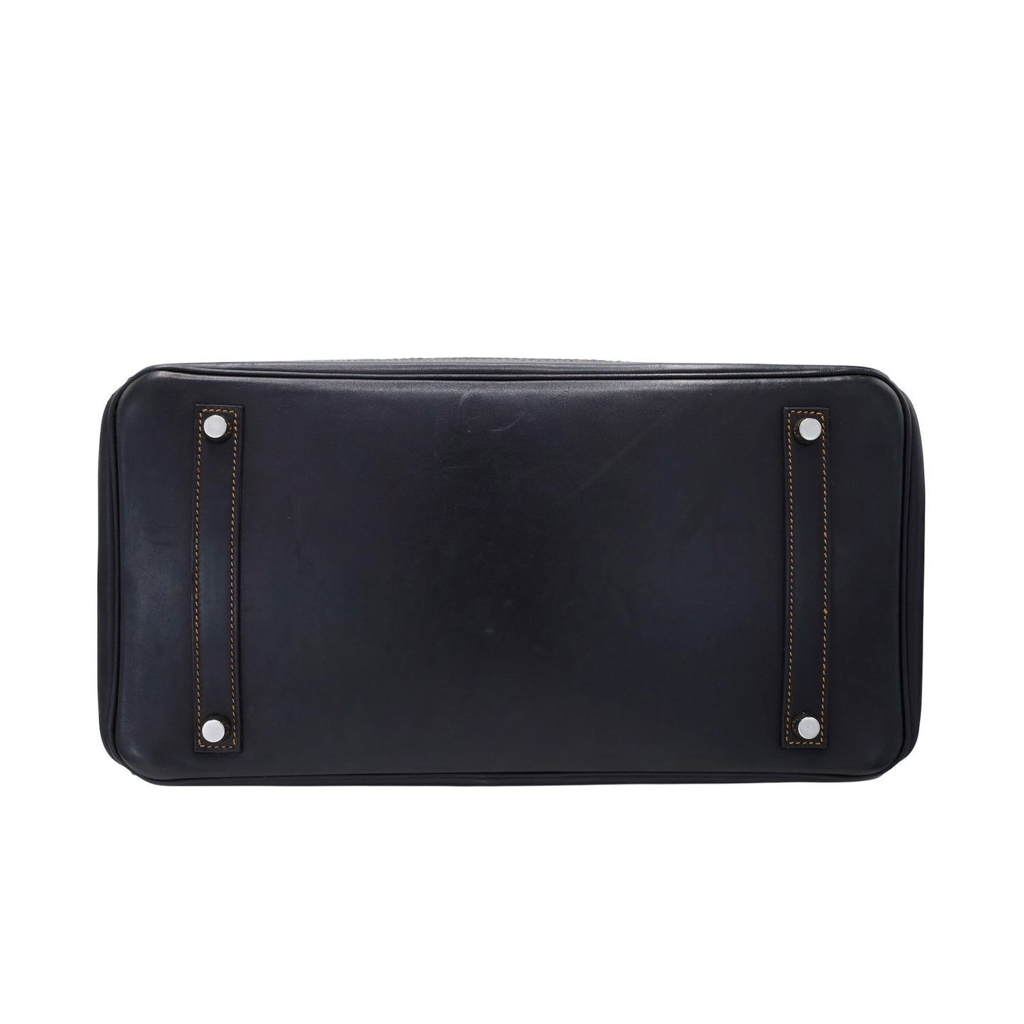 Birkin 35 Gillies Denim Fonce Blue Black SS □PStamp