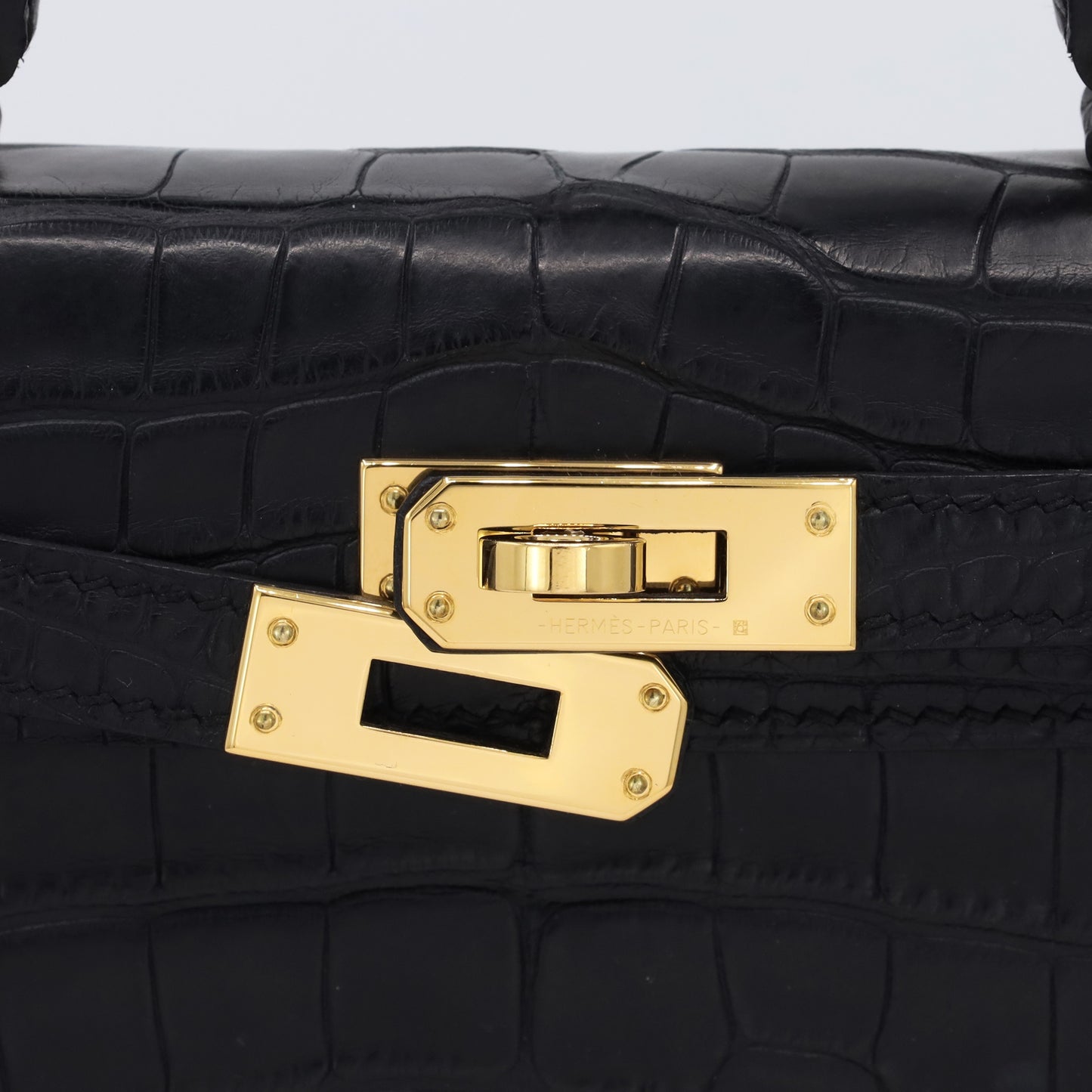 ミニケリー2　アリゲーターマット　ブラック　GP　W刻印