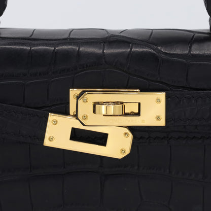 ミニケリー2　アリゲーターマット　ブラック　GP　W刻印