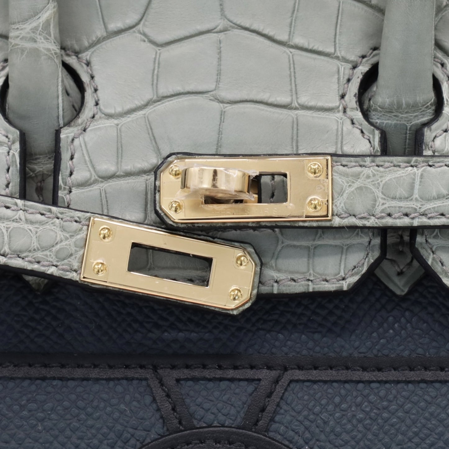 バーキン20　セリエ　フォーブル　ミッドナイト　アリゲーター　ヴォースイフト　ヴォーエプソン　グリミスティ　グリシマン　ブラック　オレンジ　シャンパンゴールド金具　K刻印