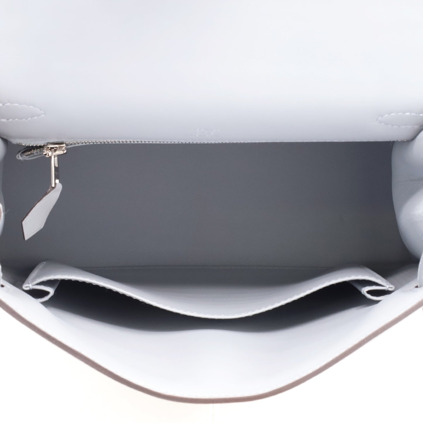 ケリー25　トワルアッシュ　ヴォースイフト　ブルーグラシエ　エクリュ　SS　K刻印