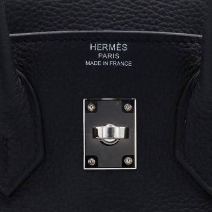 Birkin 25 Togo Black SS KStamp