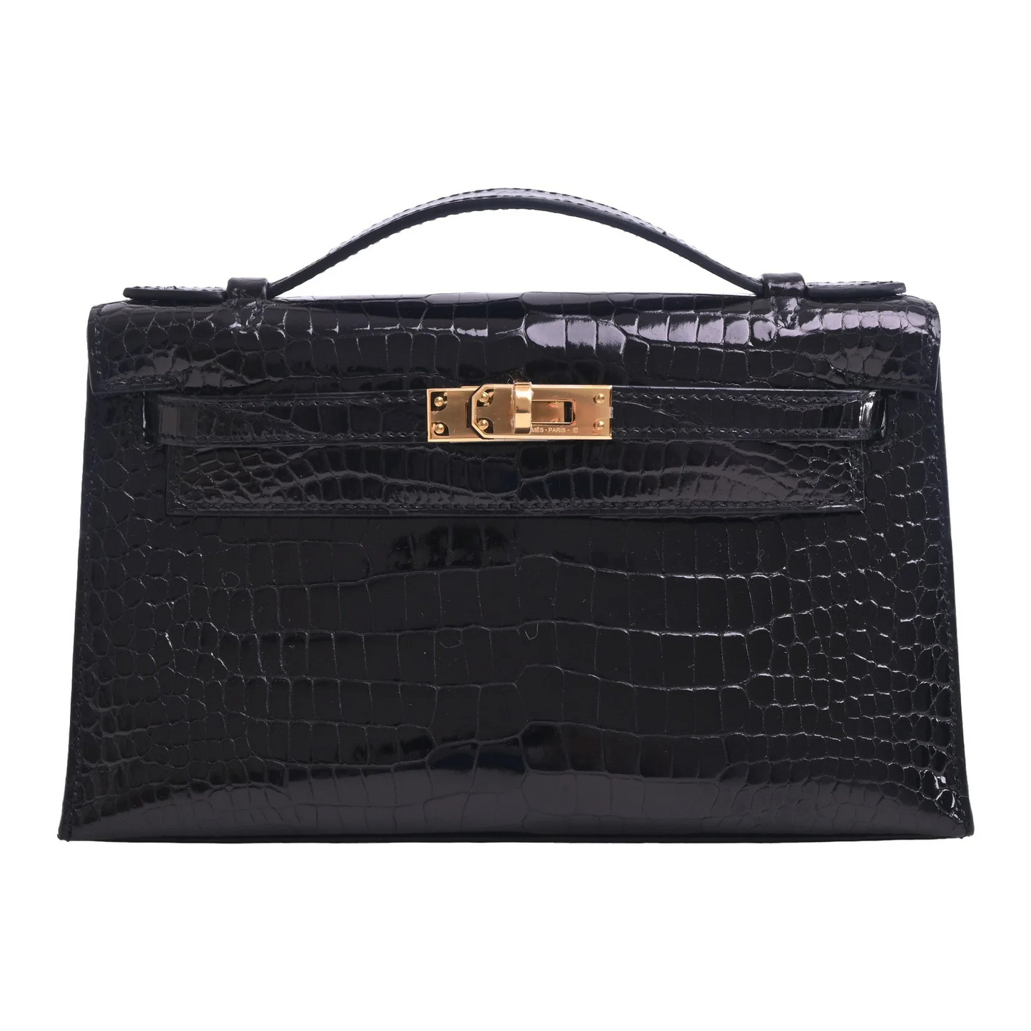 Pochette Kelly Polosus Black GP B engraved