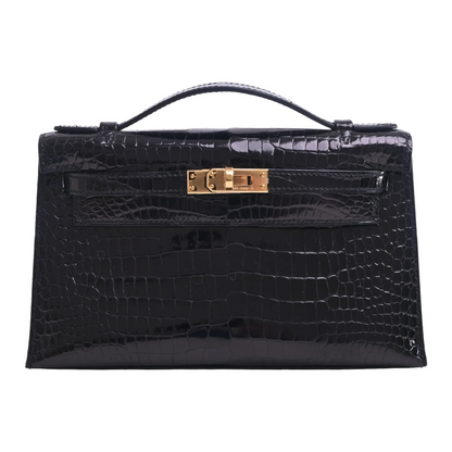 Pochette Kelly Polosus Black GP B engraved