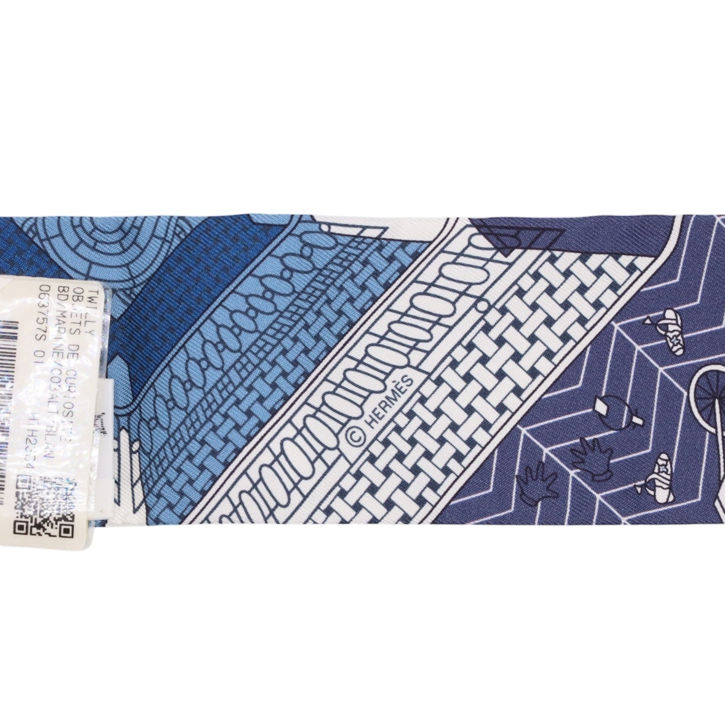 ツイリー　オブジェ　ドゥ　キュリオジテ　シルク　ネイビー