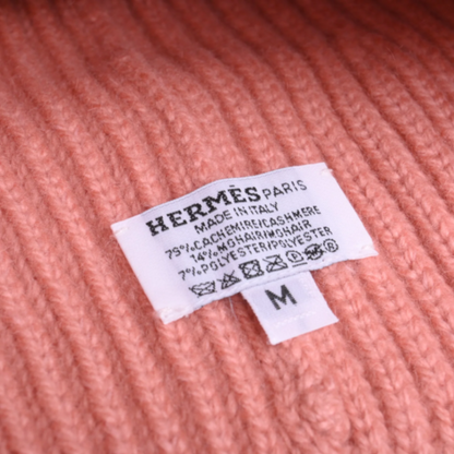 Serie knit cap cashmere pink M