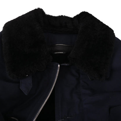 ライナー付きブルゾン　コットン　ネイビー　52