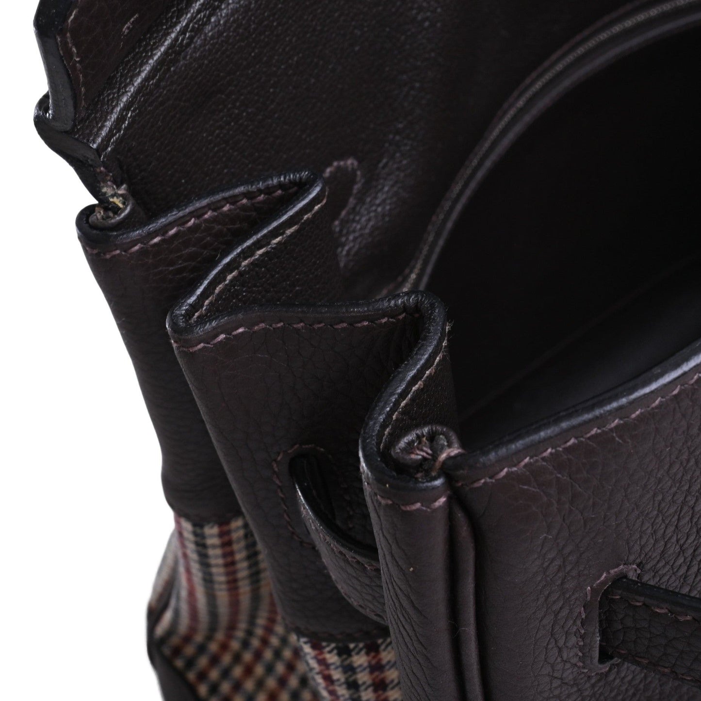 バーキン35　レナージュ　カロ　トリヨンクレマンス　エベンヌ　SS　□K刻印