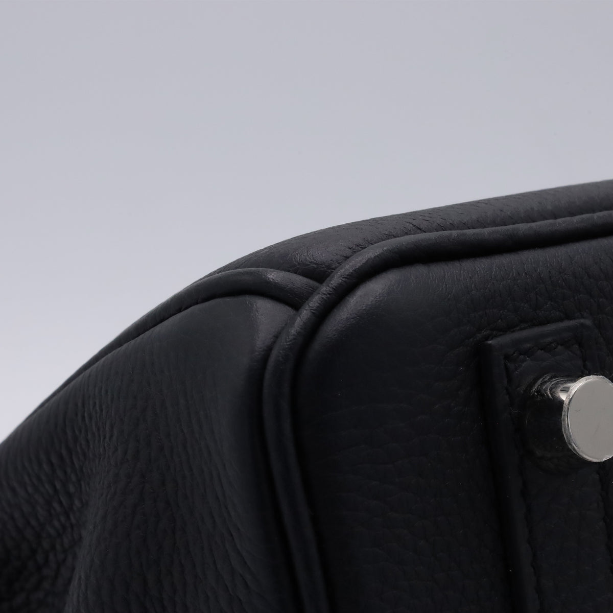 Birkin 25 Togo Black SS KStamp
