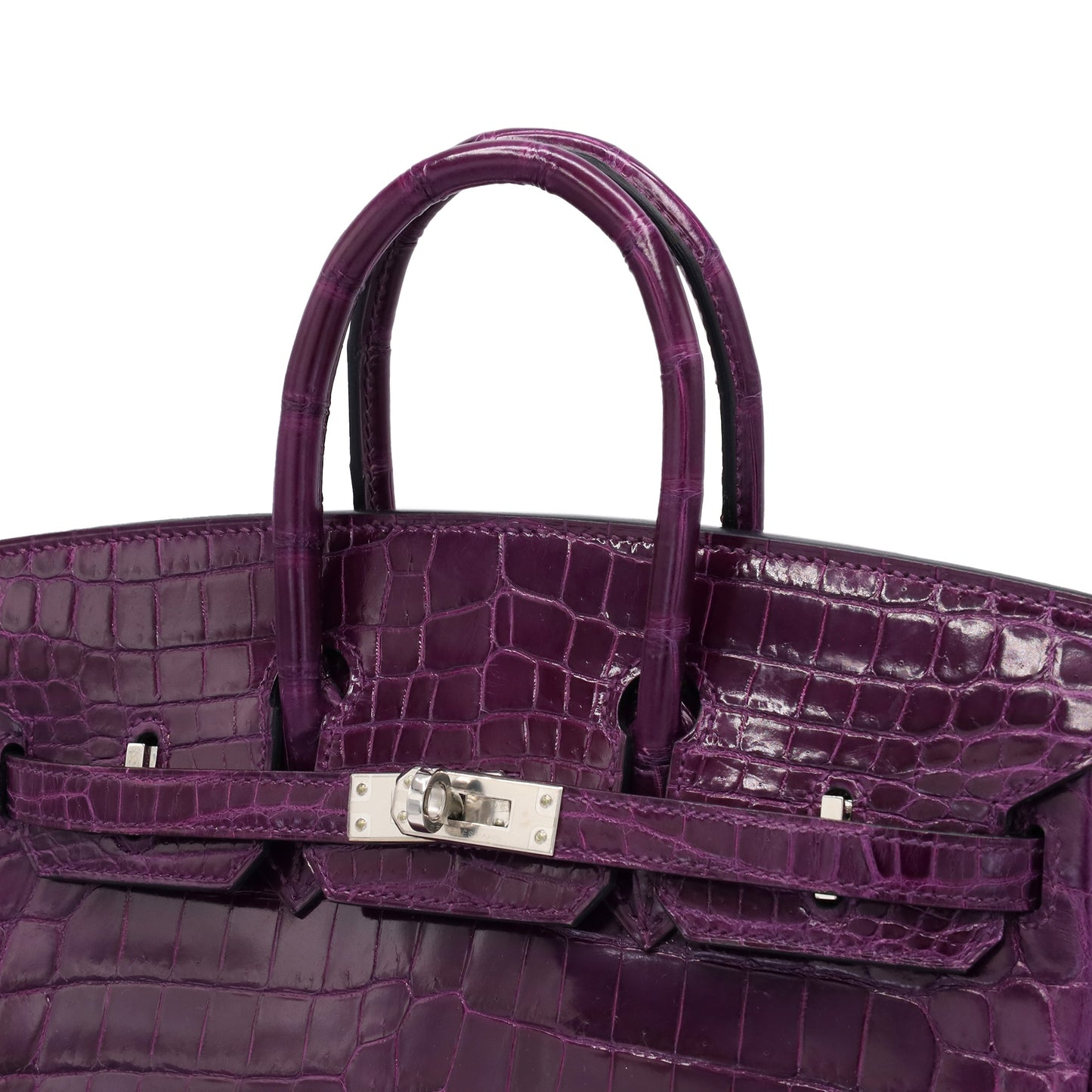Birkin 25 尼罗紫水晶 SS XStamp